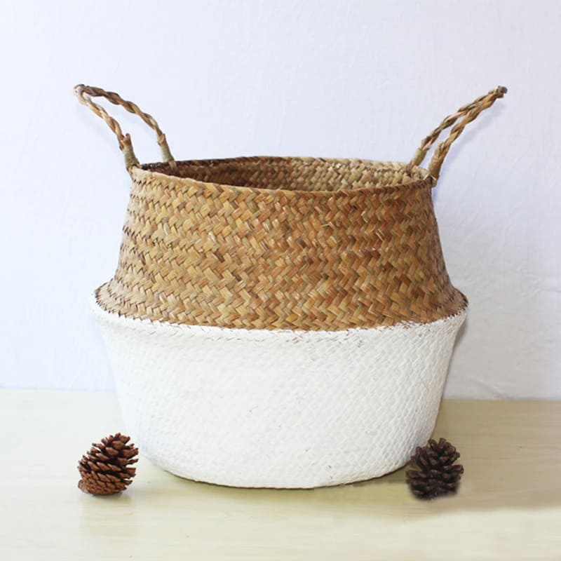 Cache-Pot Osier Blanc