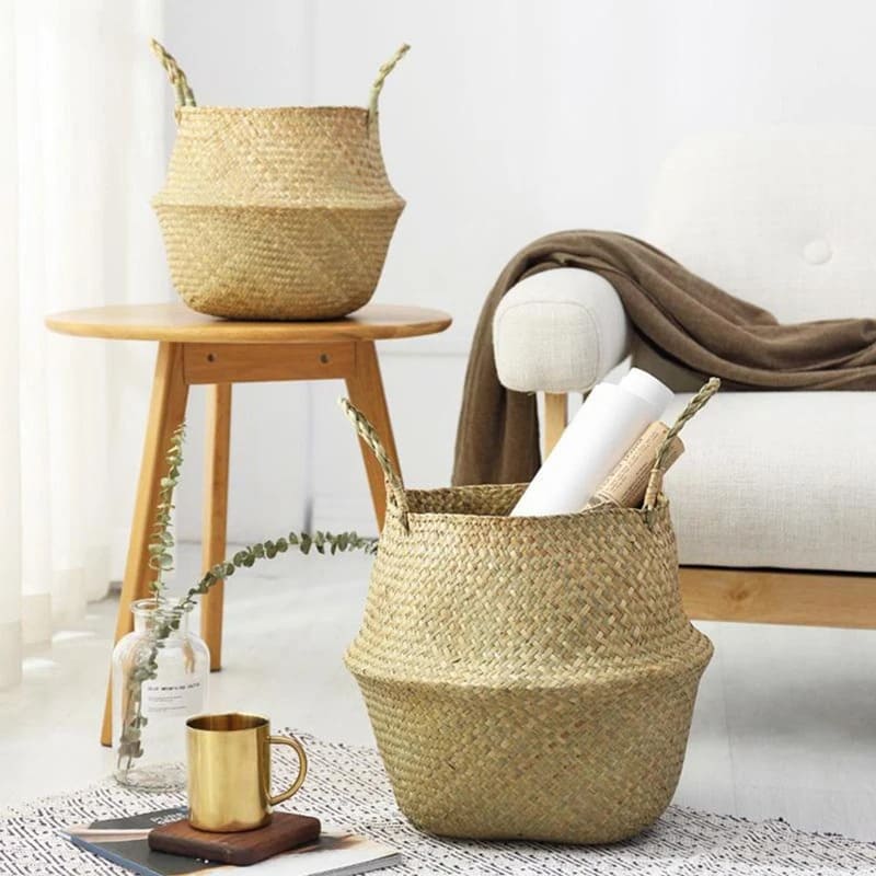 Panier Cache-Pot Osier Décoration