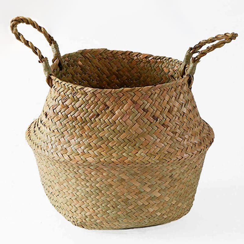 Panier Cache-Pot Osier Rotin