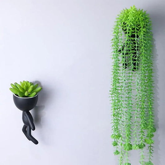 Petit Pot de Fleur Mural Décoration