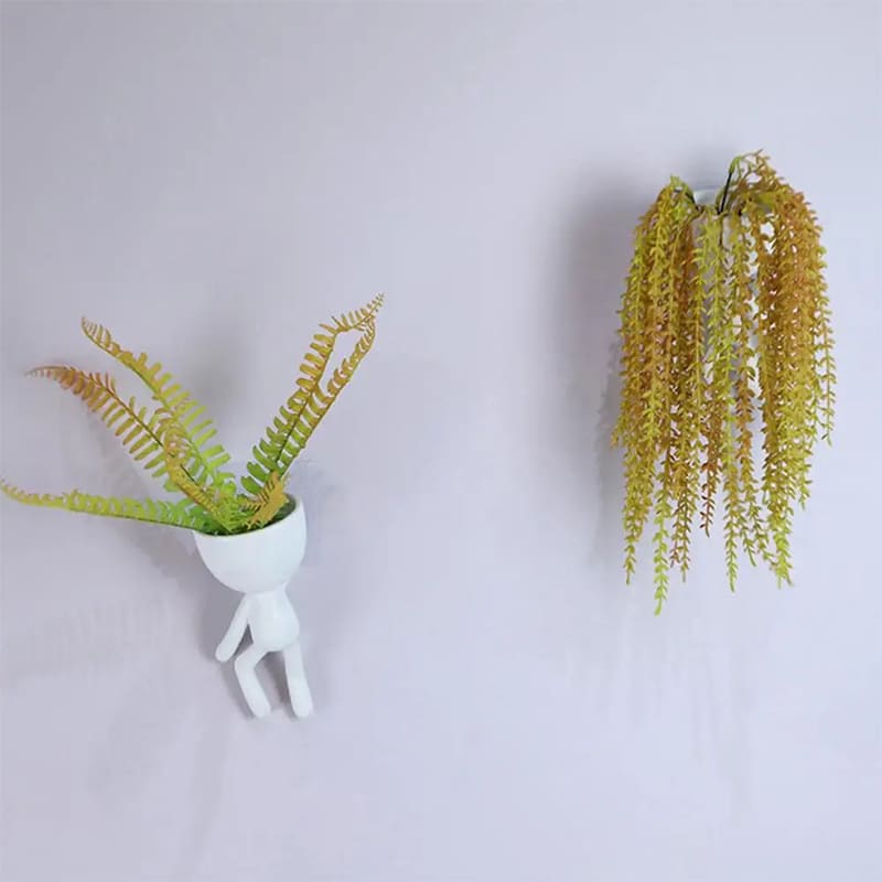 Petit Pot de Fleur Mural Plante
