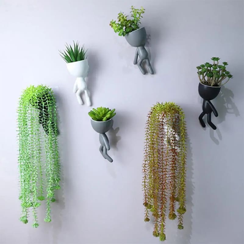 Petit Pot de Fleur Mural