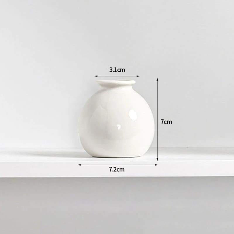 Petit Vase Céramique Blanc