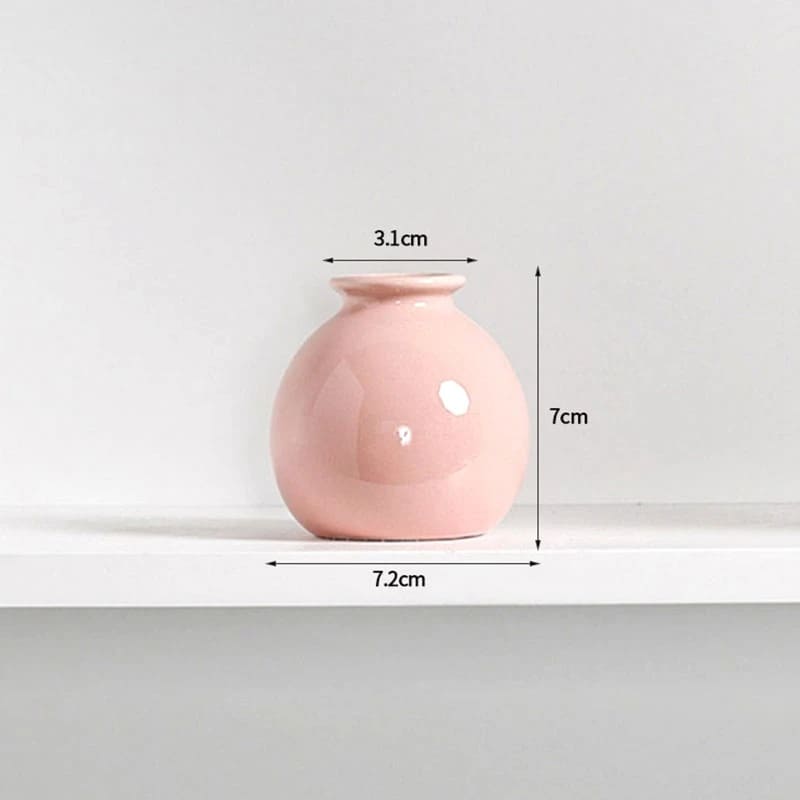 Petit Vase Céramique Rose