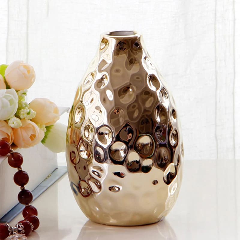 Petit Vase Or 12cm