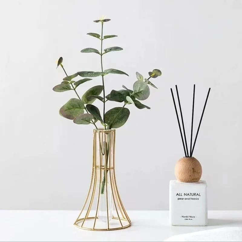 Petit Vase en Fer Forgé Soliflore