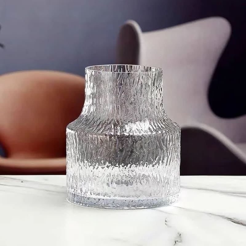 Petit Vase en Verre Design 20cm