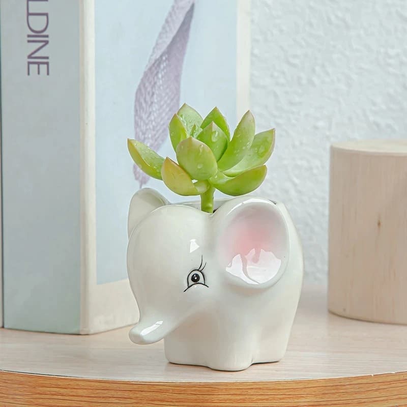 Pot de Fleur Animaux Céramique