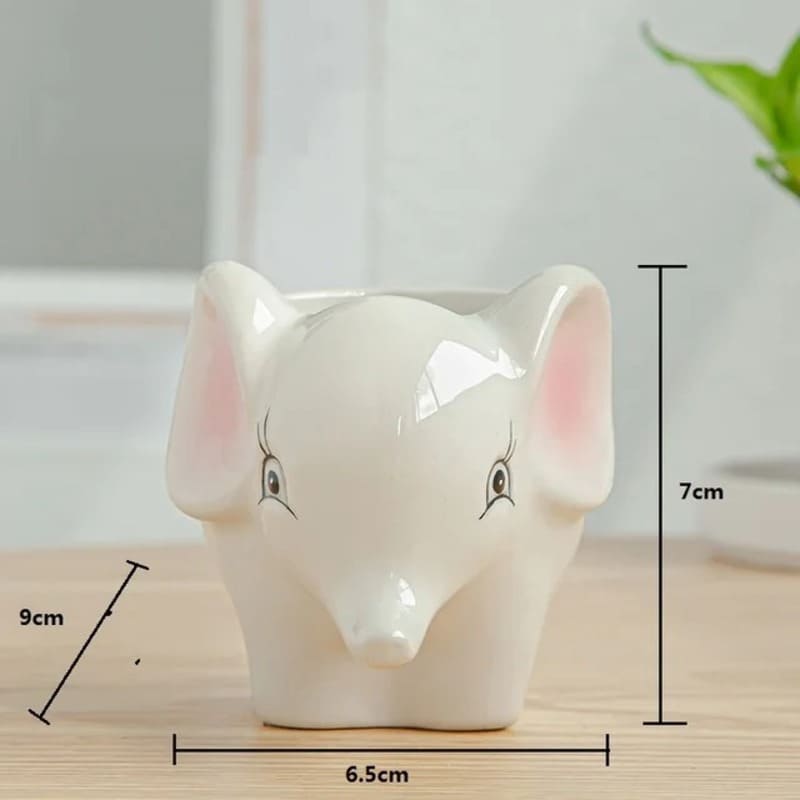 Pot de Fleur Animaux Elephant