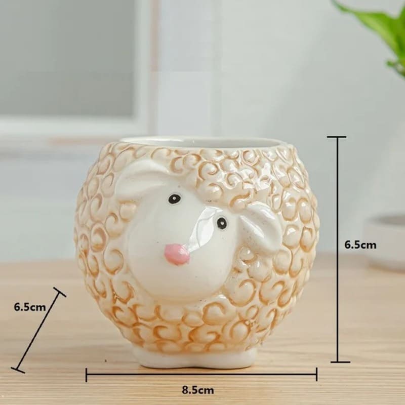 Pot de Fleur Animaux Mouton