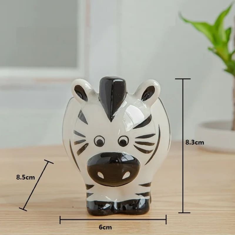 Pot de Fleur Animaux Zèbre