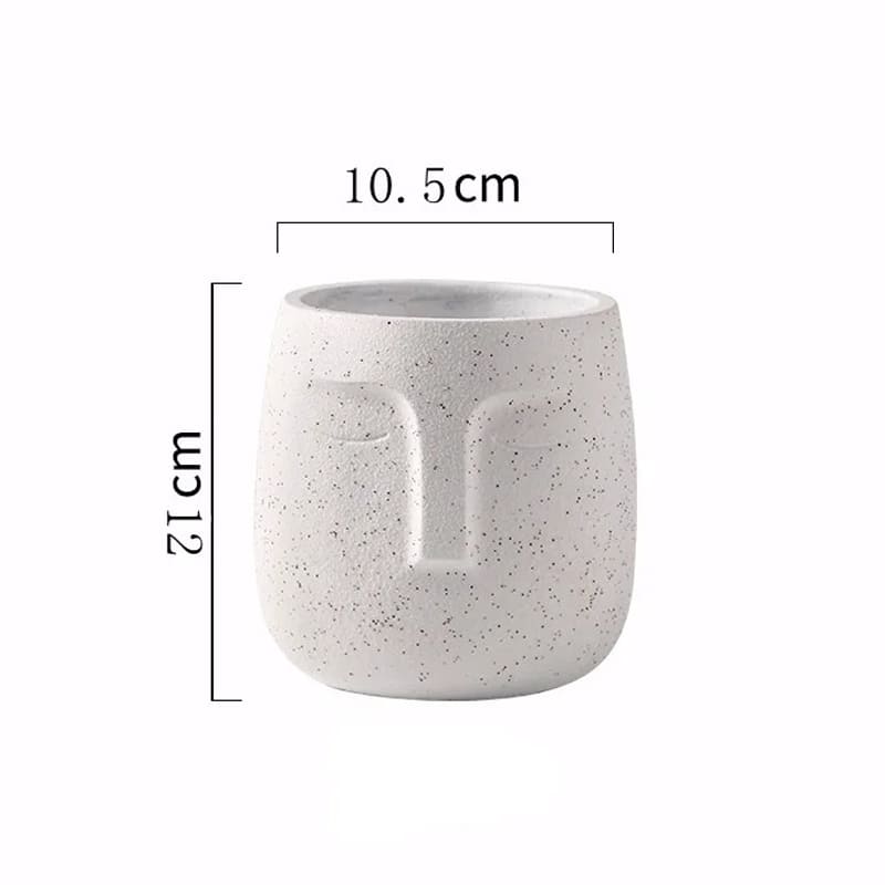 Pot de Fleur Visage Taille