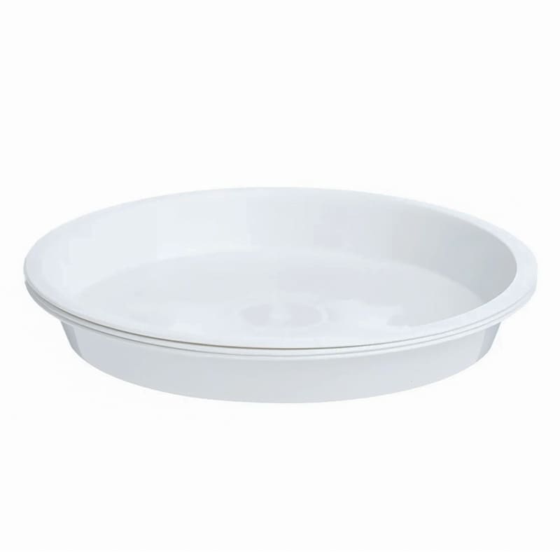 Soucoupes Pots de Fleurs Blanc