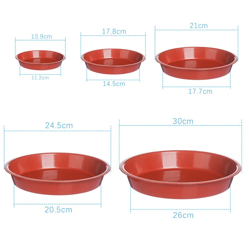 Soucoupes Pots de Fleurs Taille