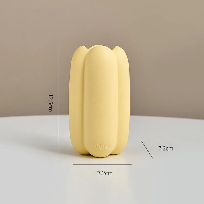 Vase Boudin Jaune