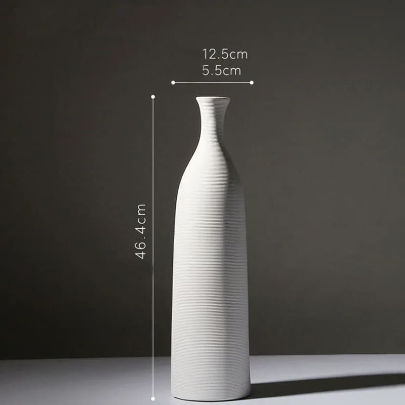 Vase Bouteille Scandinave Fleur