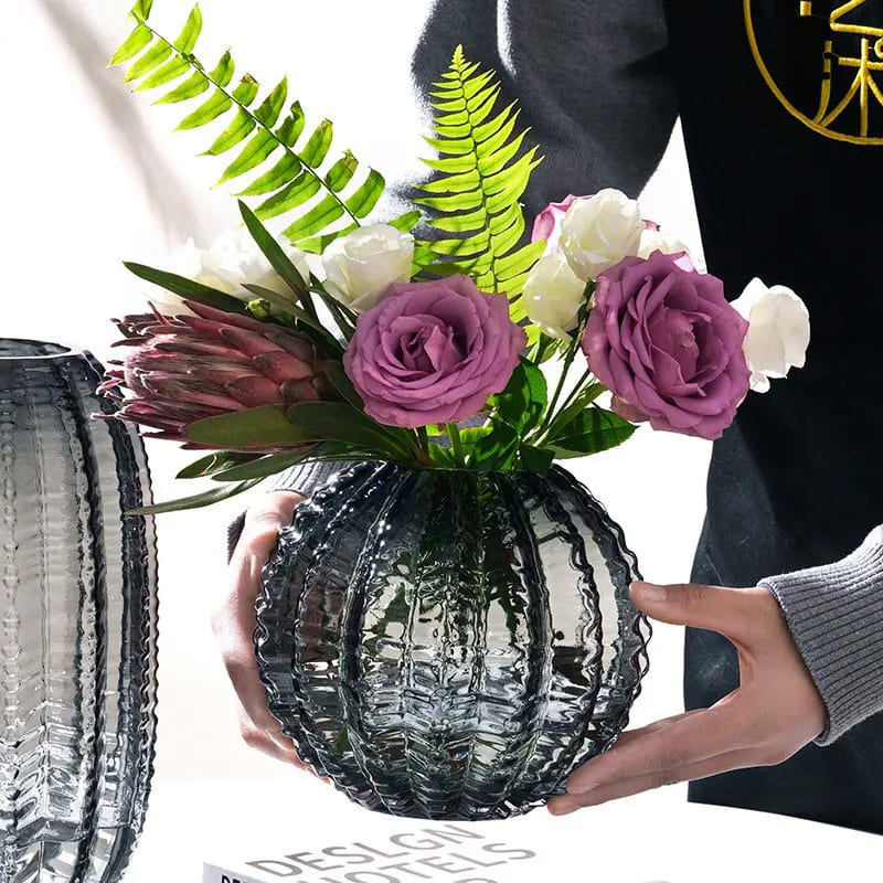 Vase Cactus Rond Fleur