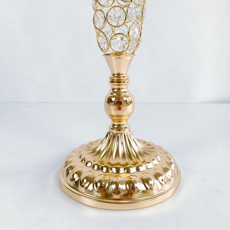 Vase Centre de Table Mariage Métal