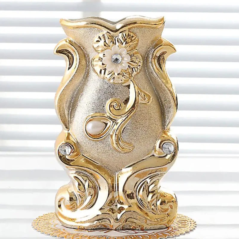 Vase Céramique Doré Petit