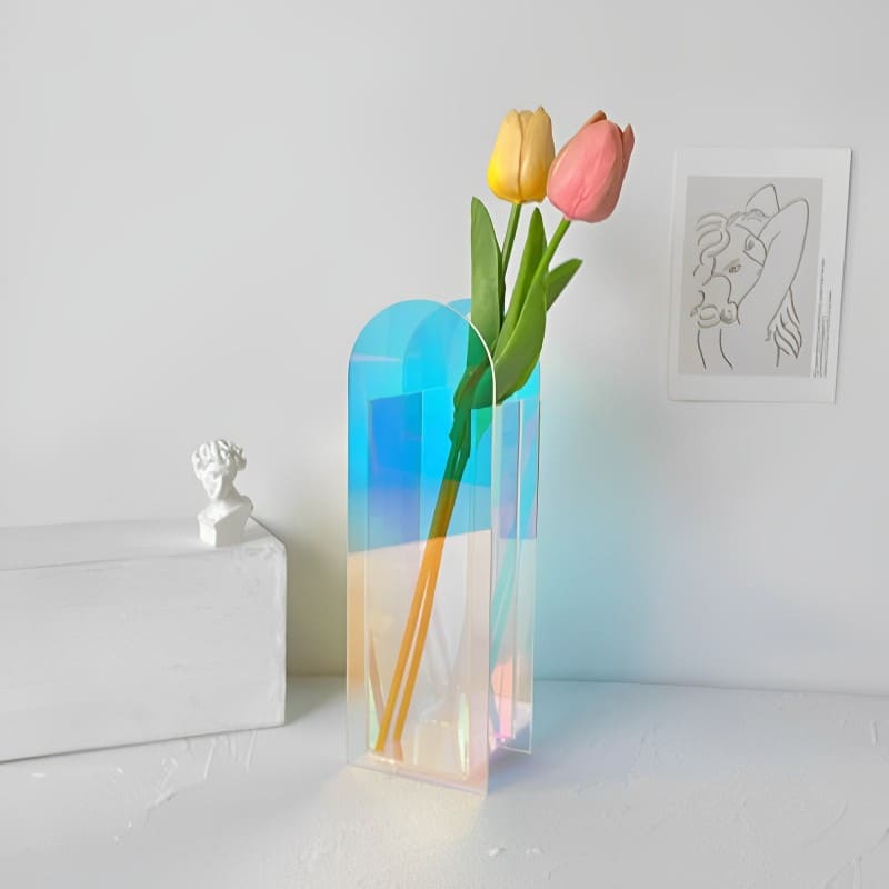 Vase Coloré Design Fleur