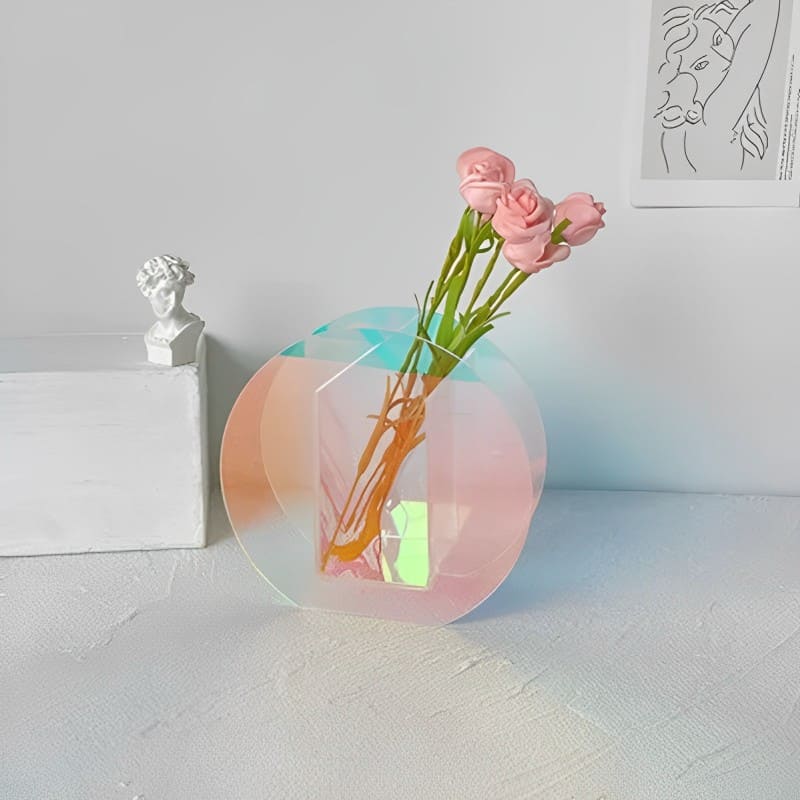 Vase Coloré Design Rond