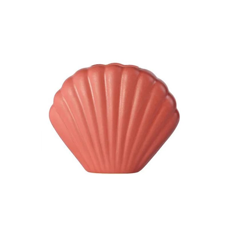 Vase Coquillage Rouge Clair
