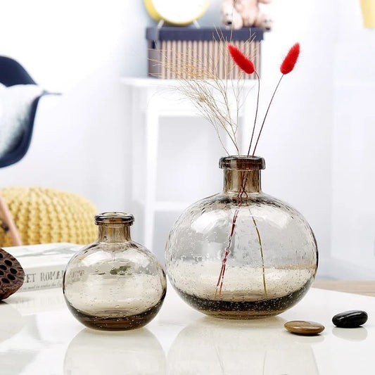 Vase Dame Jeanne Pas Cher Verre à Bulle