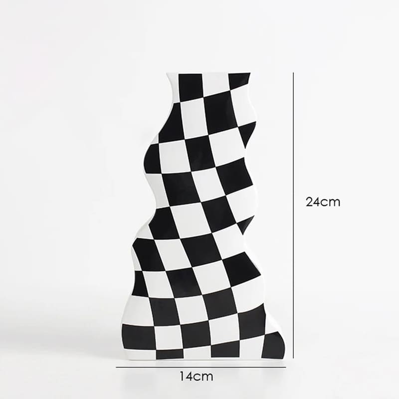 Vase Damier 24cm