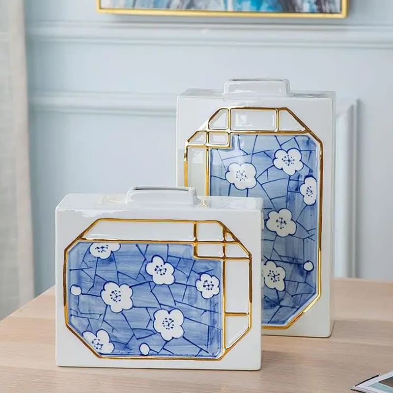 Vase Design Luxe Doré