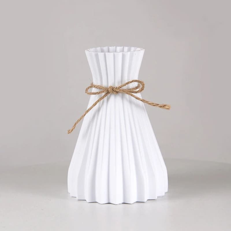 Vase Extérieur Plastique Blanc