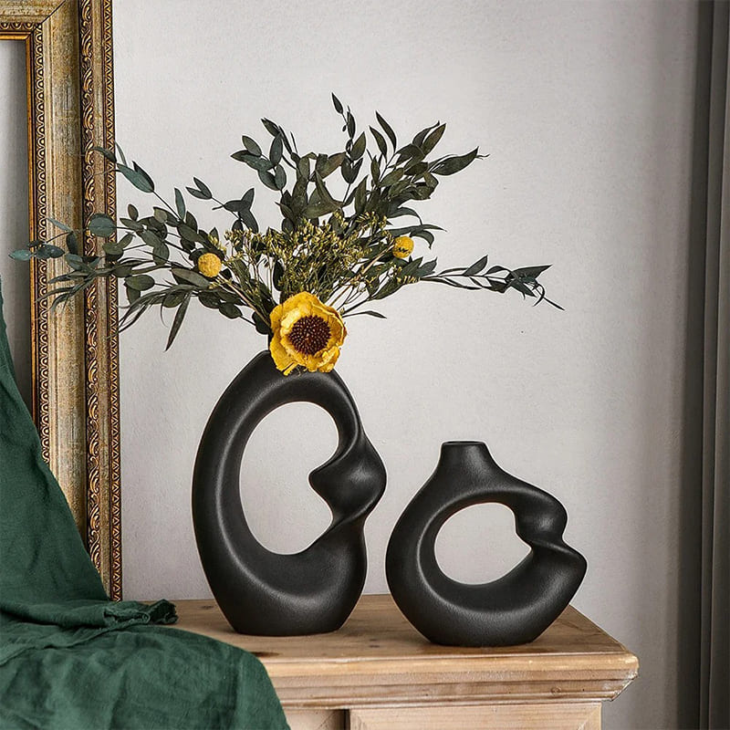 Vase Fleur de Pampa Intérieur