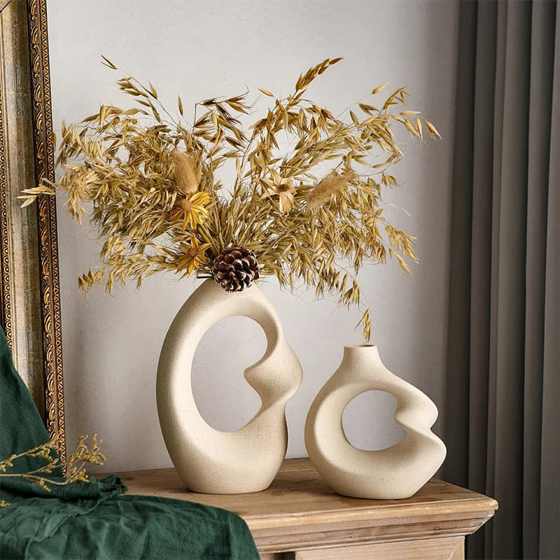 Vase Fleur de Pampa