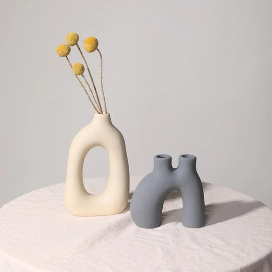 Vase Herbe de Pampa Fleurs Séchées