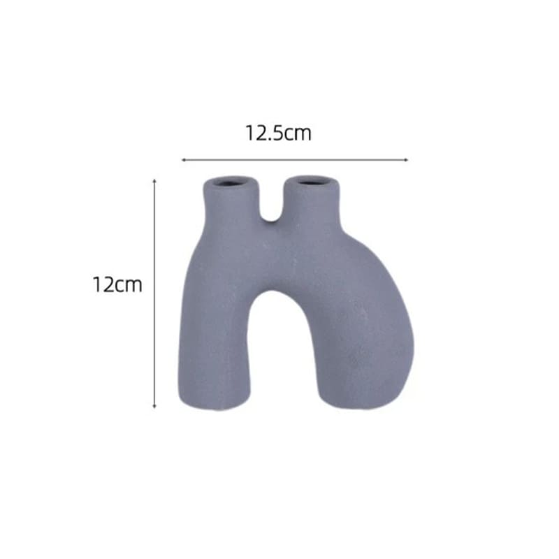 Vase Herbe de Pampa Gris