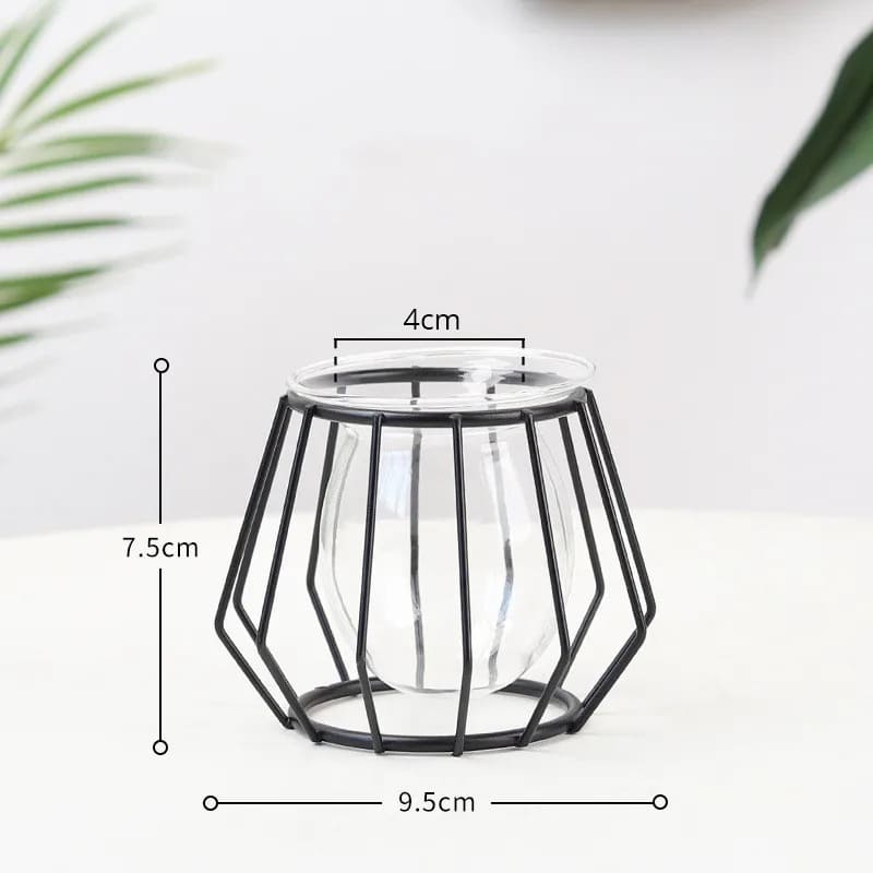 Vase Hydroponique Noir