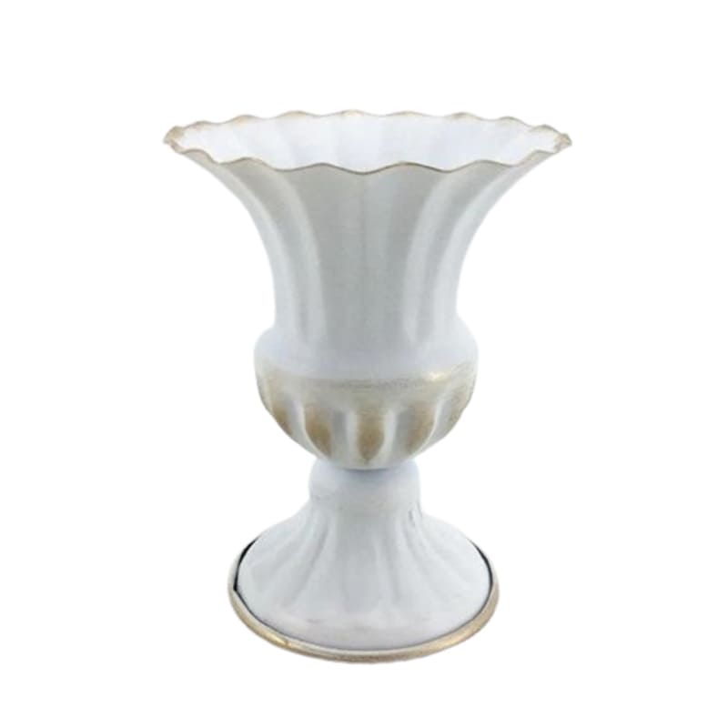 Vase Médicis Ancien Blanc