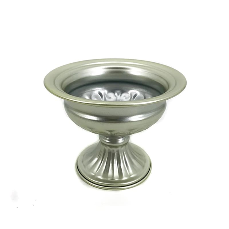 Vase Médicis Intérieur Argenté
