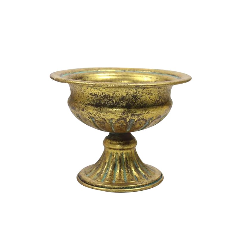 Vase Médicis Intérieur Doré