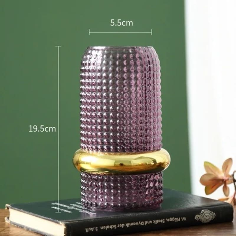 Vase Moderne en Verre 19.5cm