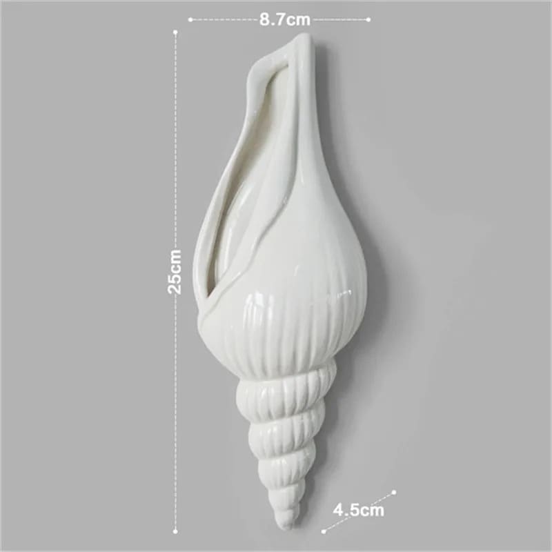 Vase Mural Coquillage 25cm