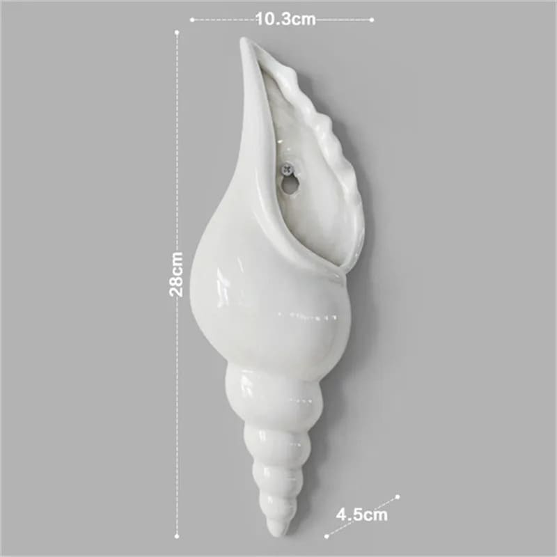 Vase Mural Coquillage 28cm