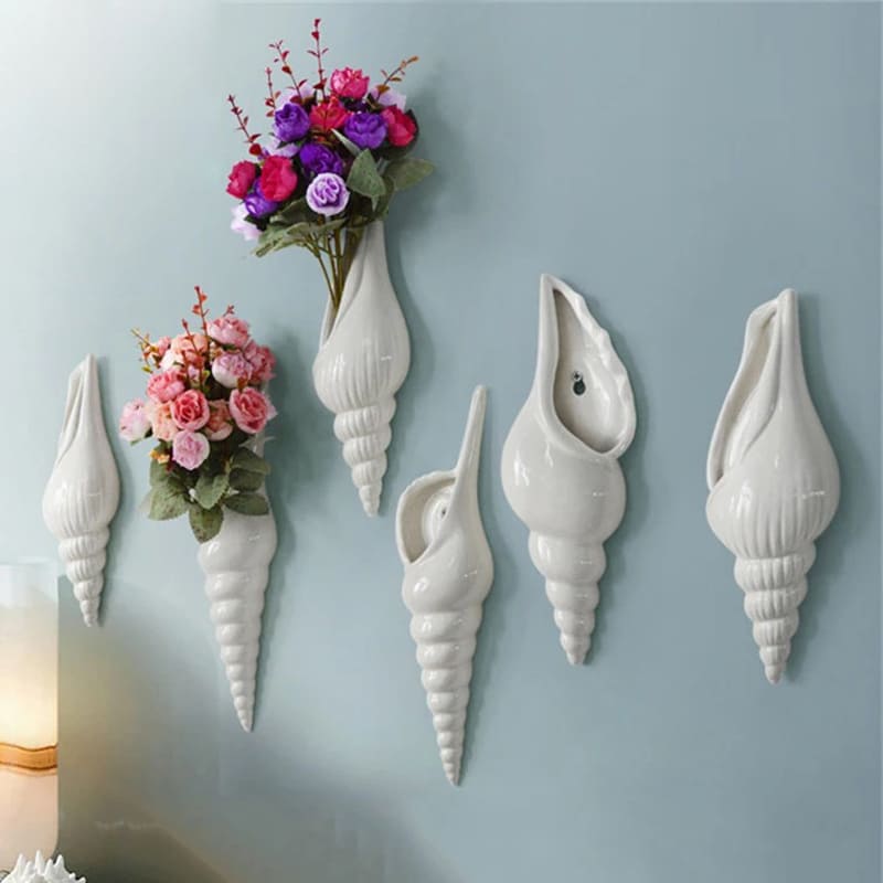 Vase Mural Coquillage Déco