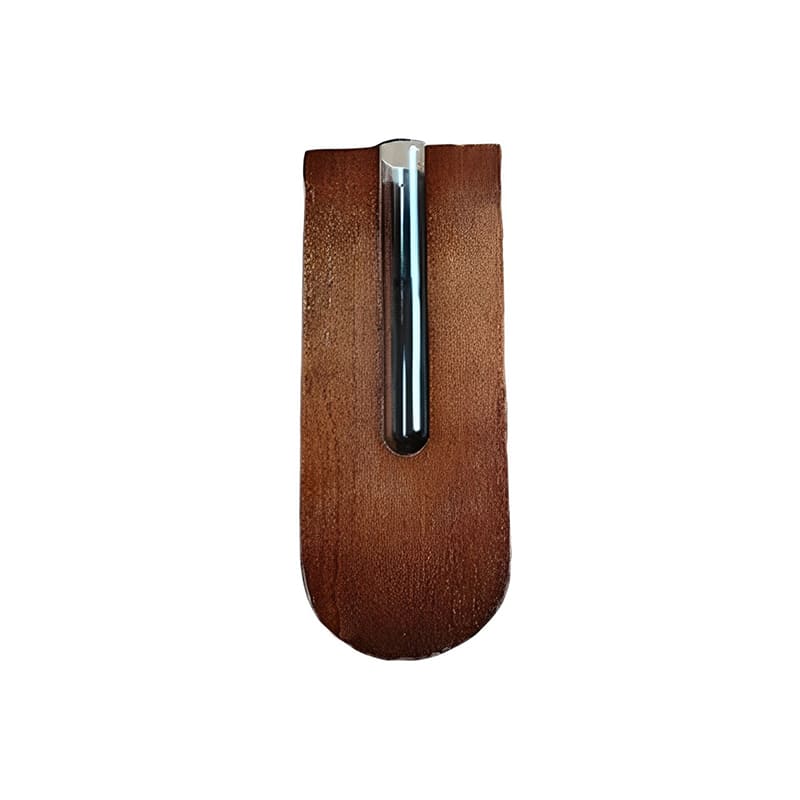 Vase Mural Design Marron