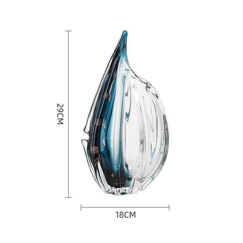 Vase Murano Bleu 29cm
