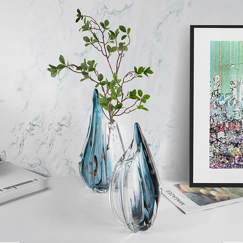 Vase Murano Bleu Déco
