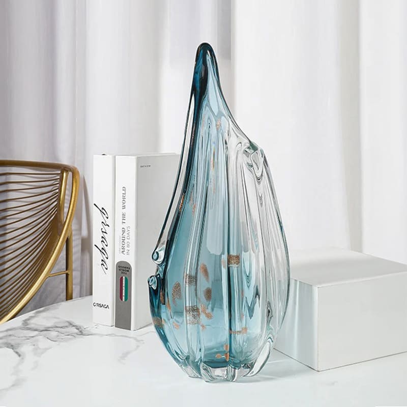 Vase Murano Bleu Design