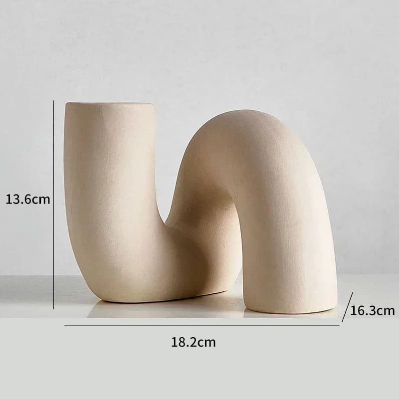 Vase Original Design Beige