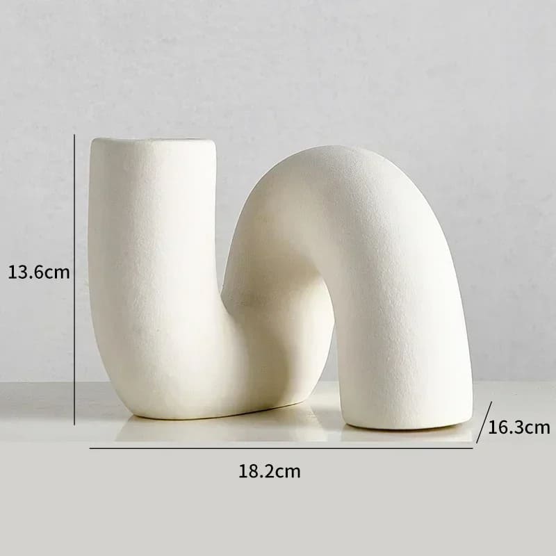 Vase Original Design Blanc