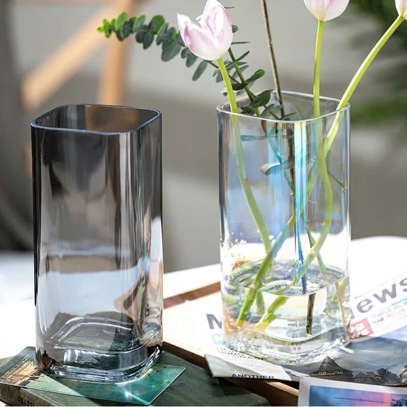 Vase Rectangle Transparent