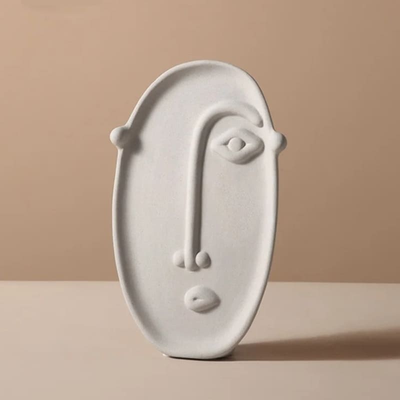 Vase Visage Abstrait